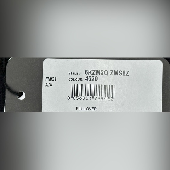 Armani Exchange CREW NECK WOOL SWEATER - Picture 8 of 9